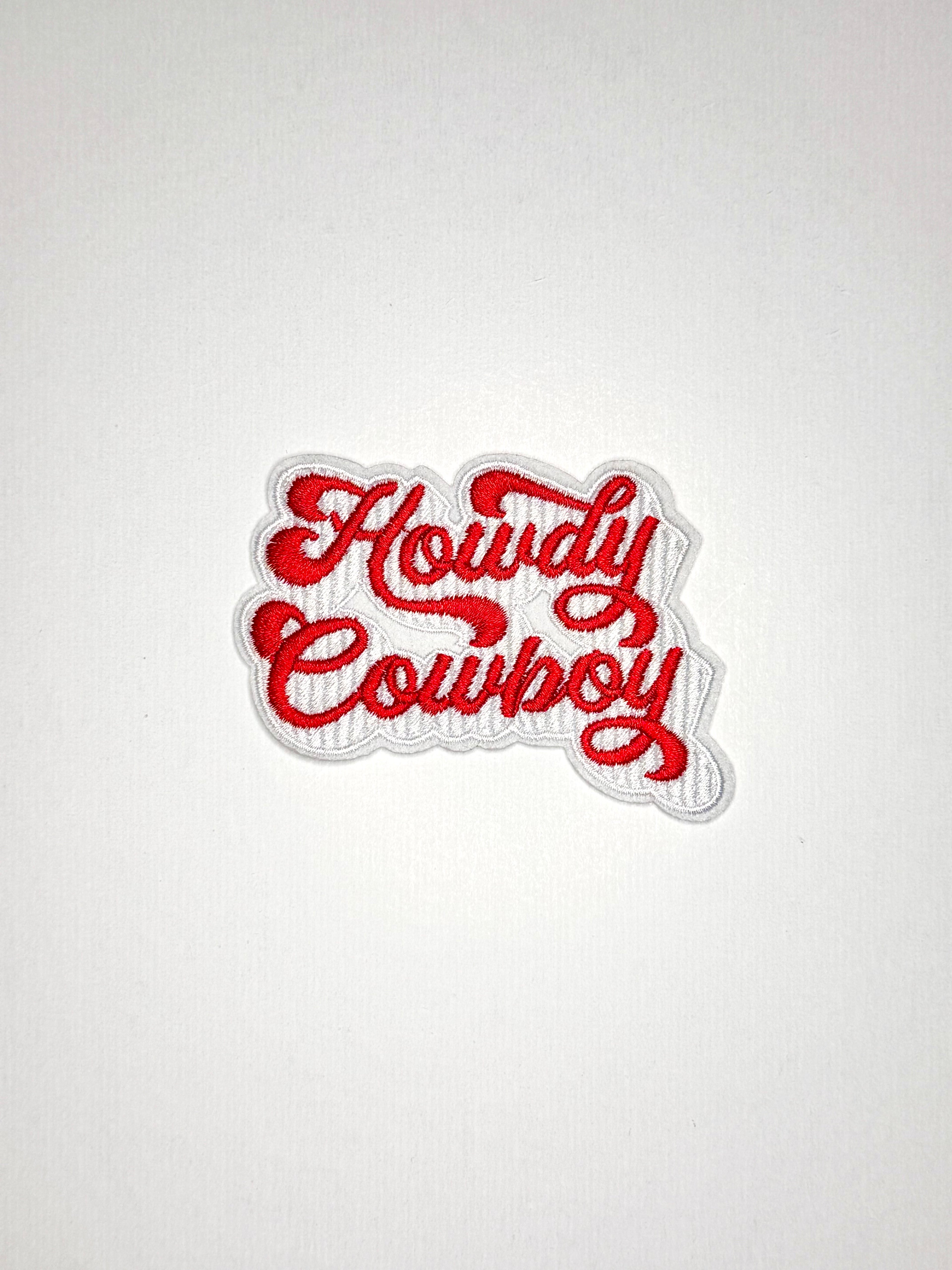 Howdy Cowboy Patch